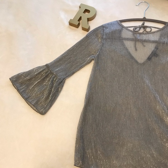 Mesh shimmer top - Picture 2 of 6